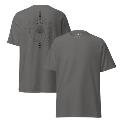 Celestial Sun Moon T-Shirt | Mystisches Line Art Design | Zeitloses Statement Shirt - YogaStylz