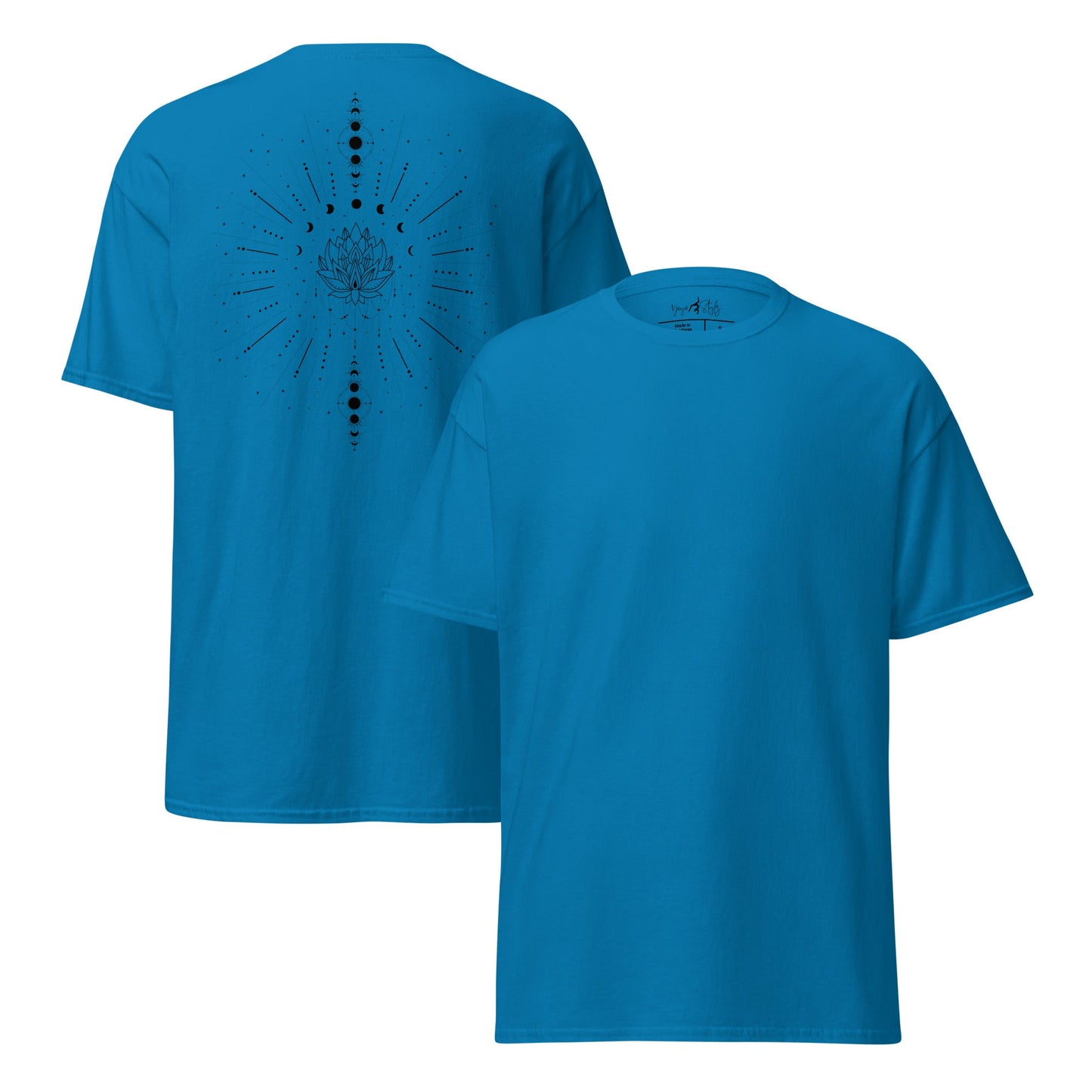 Celestial Sun Moon T-Shirt | Mystisches Line Art Design | Zeitloses Statement Shirt - YogaStylz