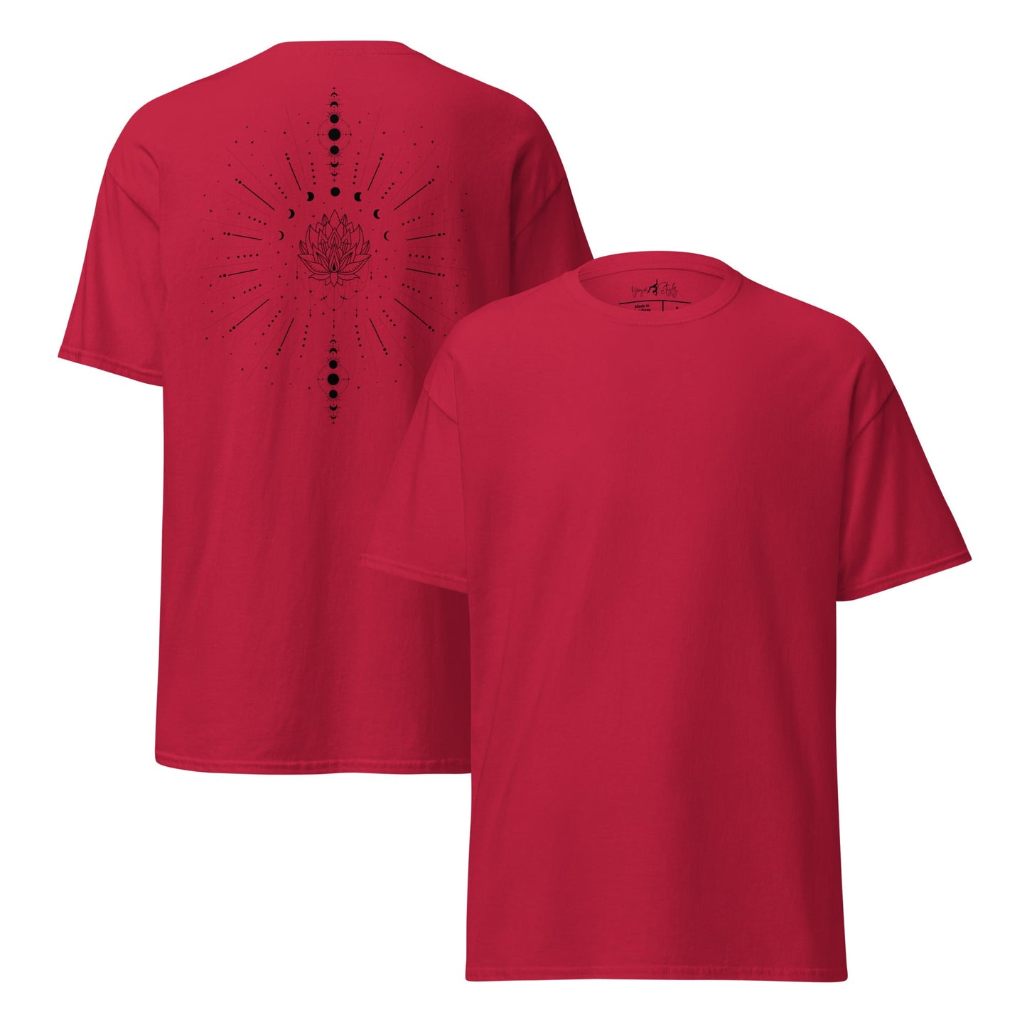 Celestial Sun Moon T-Shirt | Mystisches Line Art Design | Zeitloses Statement Shirt - YogaStylz