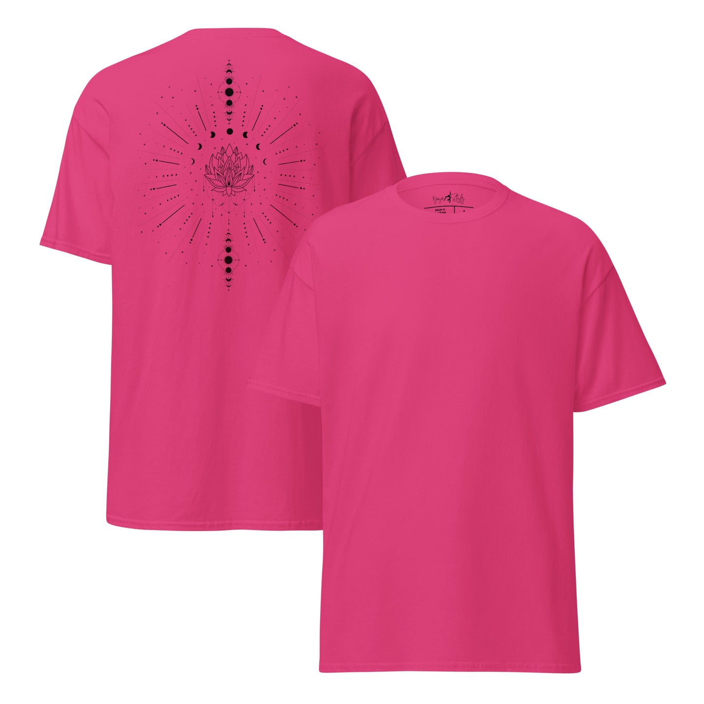 Celestial Sun Moon T-Shirt | Mystisches Line Art Design | Zeitloses Statement Shirt - YogaStylz