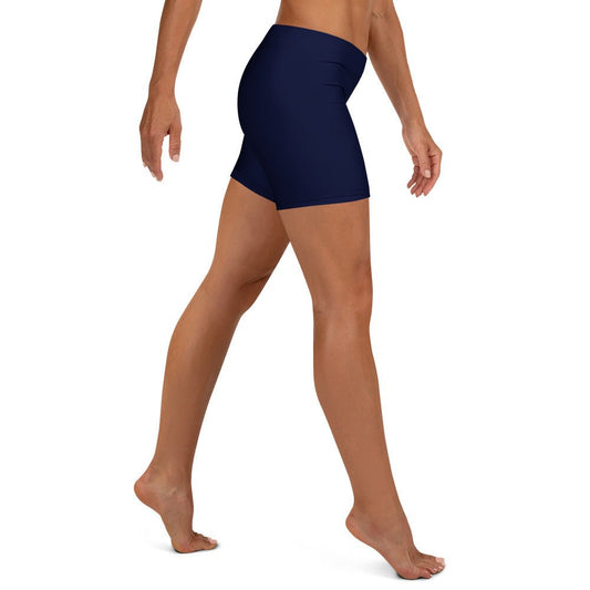 Dunkelblaue Sport - Shorts - YogaStylz