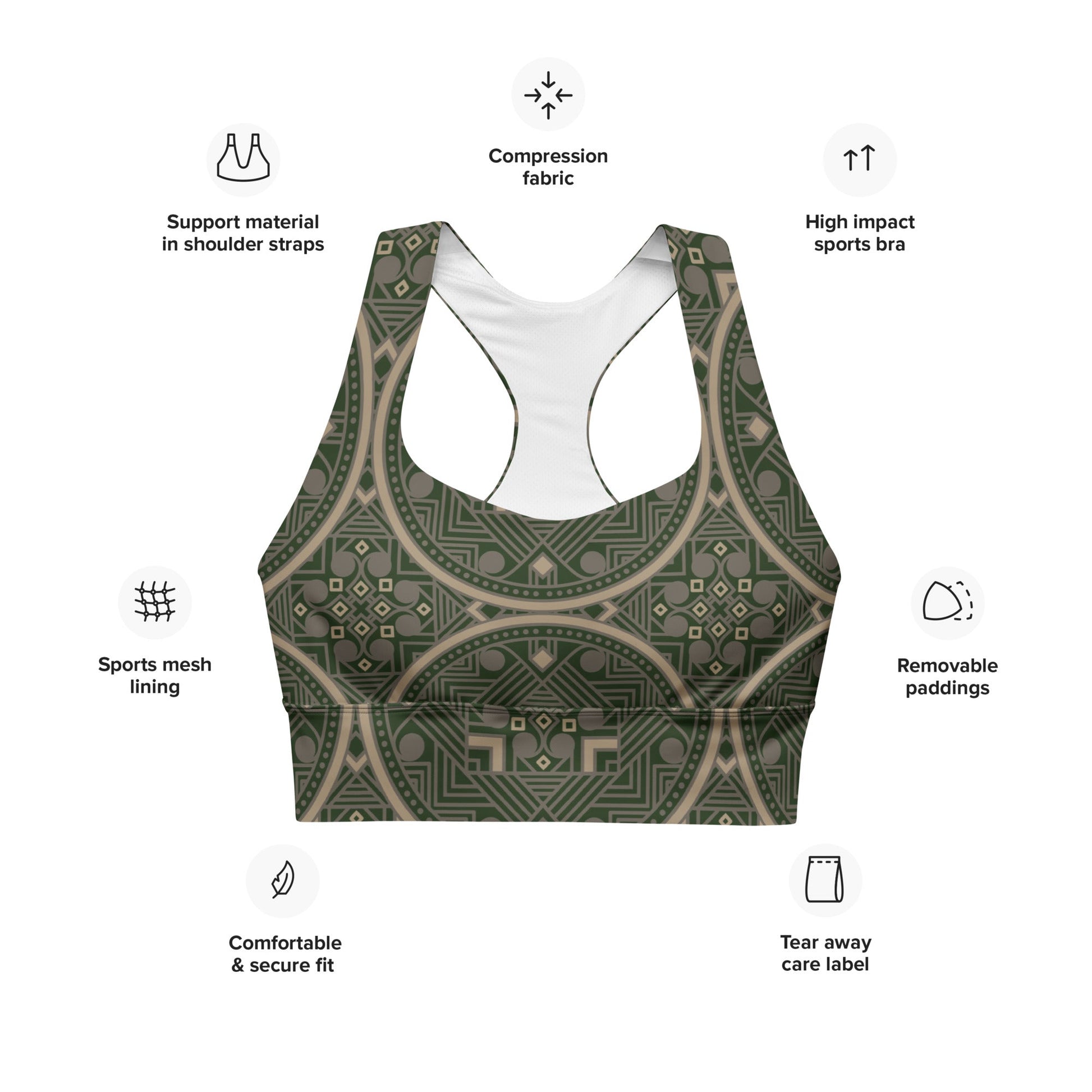Geo - Spirit Kompressions - Sport - BH – Stabilität trifft Stil - YogaStylz