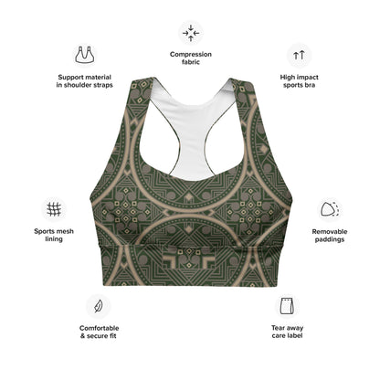 Geo - Spirit Kompressions - Sport - BH – Stabilität trifft Stil - YogaStylz