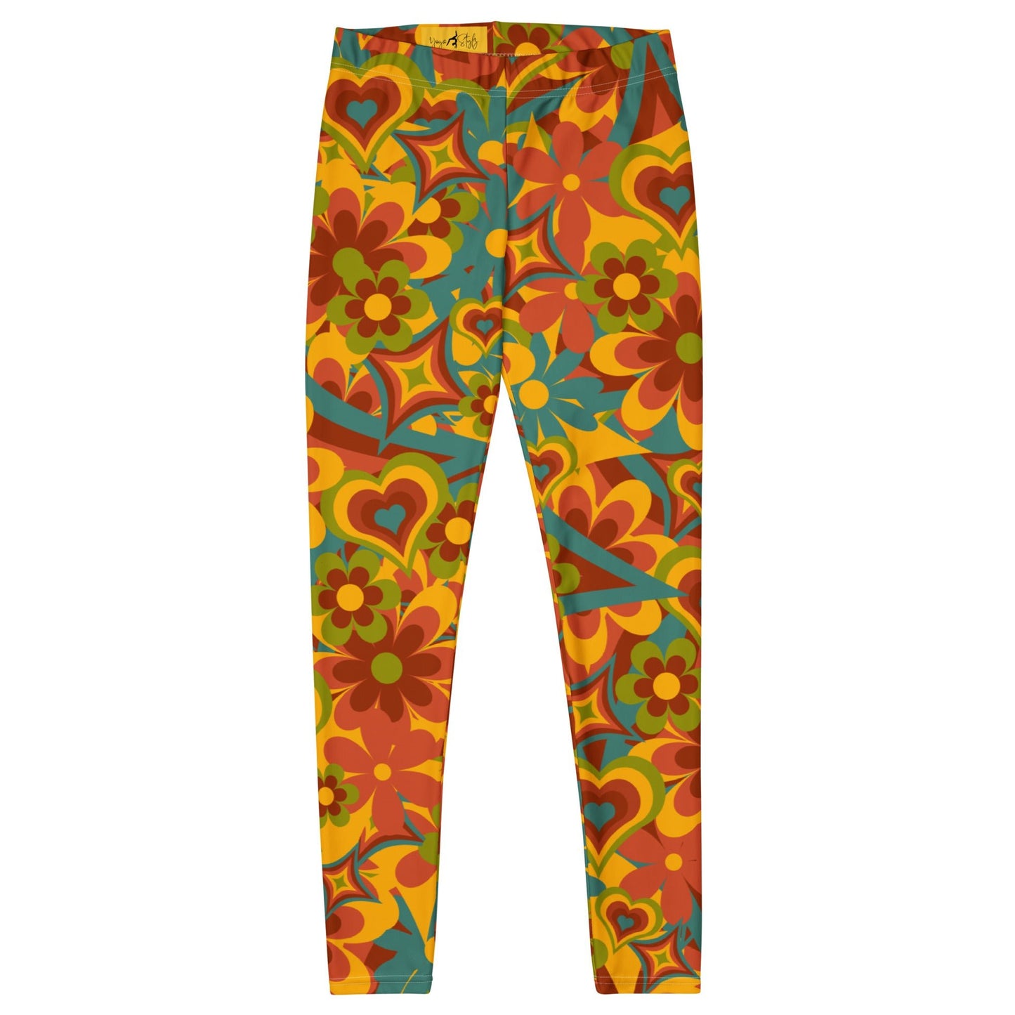 Leggings im Flower - Power - Design - YogaStylz