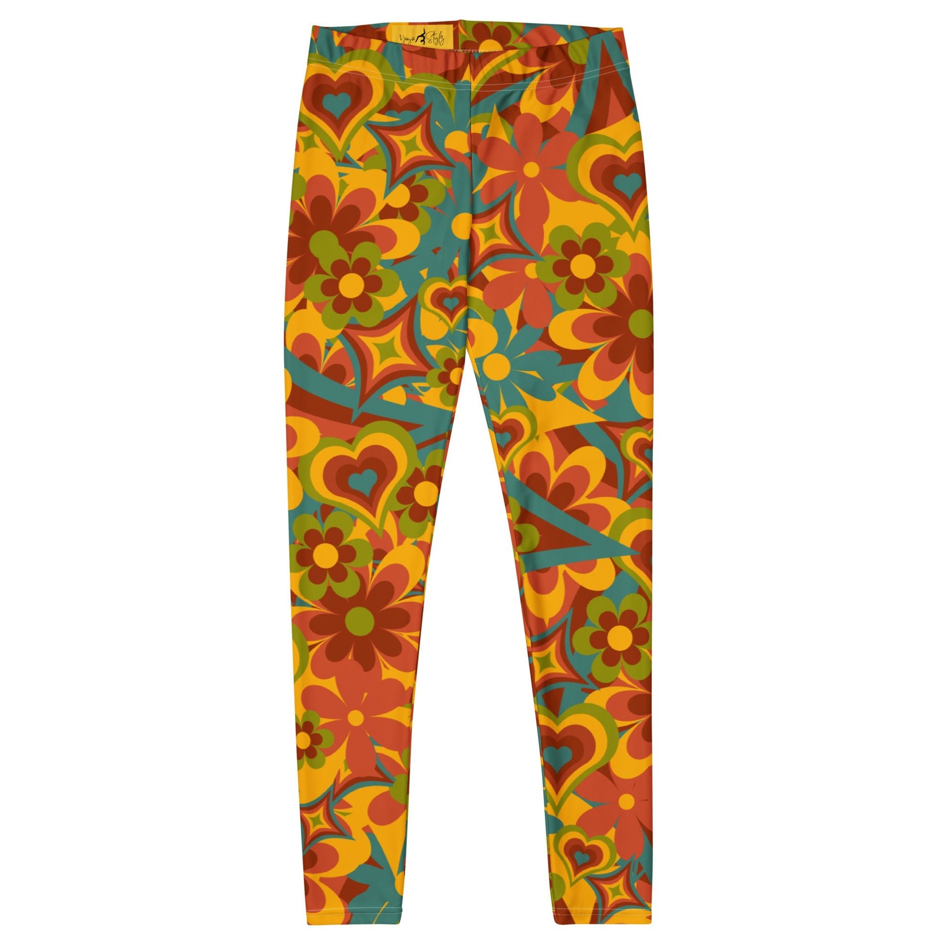 Leggings im Flower - Power - Design - YogaStylz