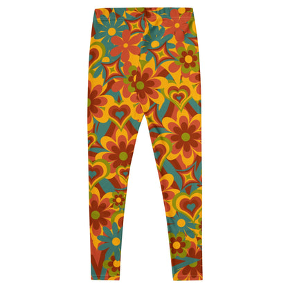 Leggings im Flower - Power - Design - YogaStylz