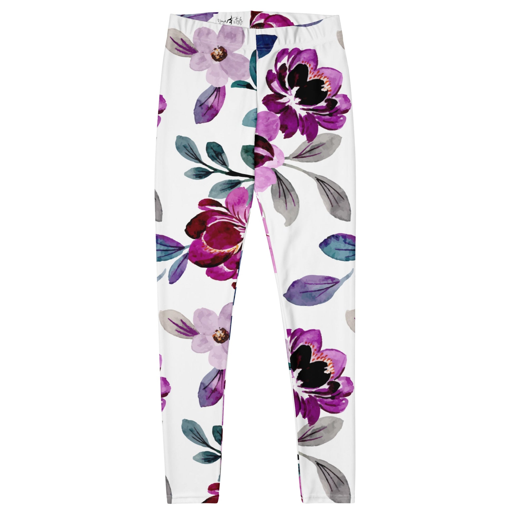 Leggings mit dezentem Blumenmuster - YogaStylz