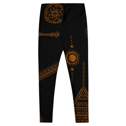 Leggings Tribal Sun Leggings – Kraftvolles Design trifft Komfort - YogaStylz
