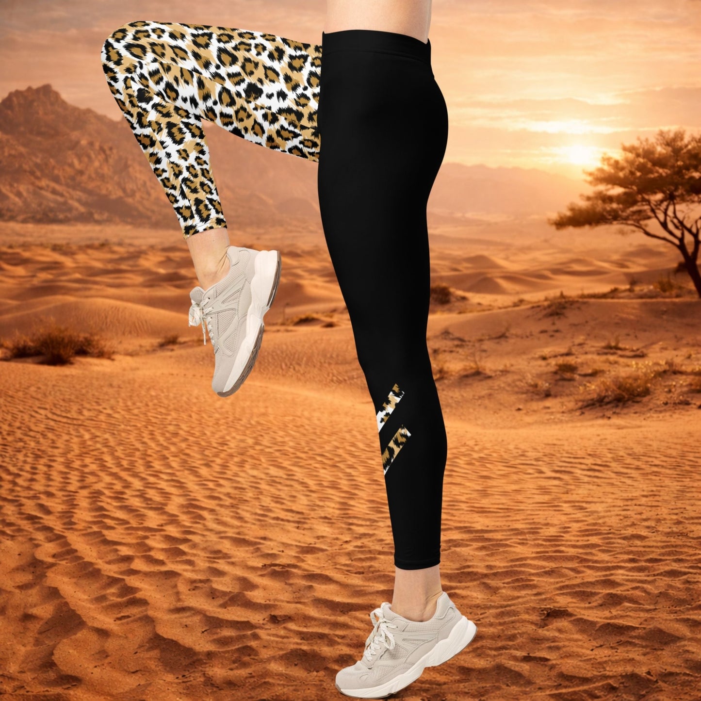 Leoparden - Leggings – Boho Style & Komfort - YogaStylz