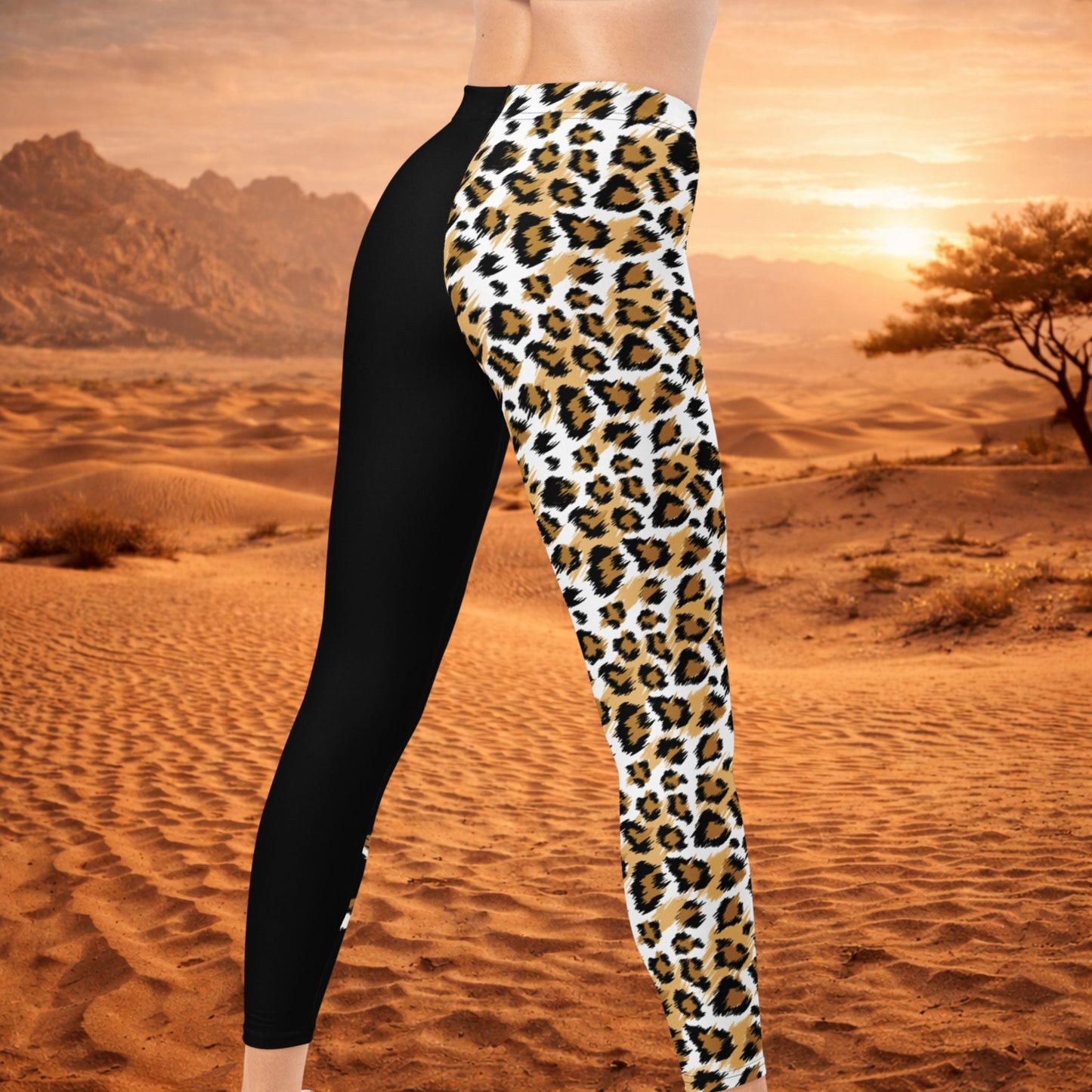 Leoparden - Leggings – Boho Style & Komfort - YogaStylz
