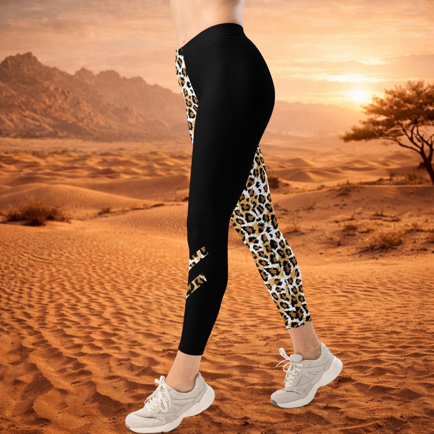 Leoparden - Leggings – Boho Style & Komfort - YogaStylz