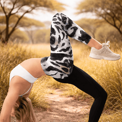 Leoparden - Leggings – Boho Style & Komfort für Yoga & Fitness - YogaStylz