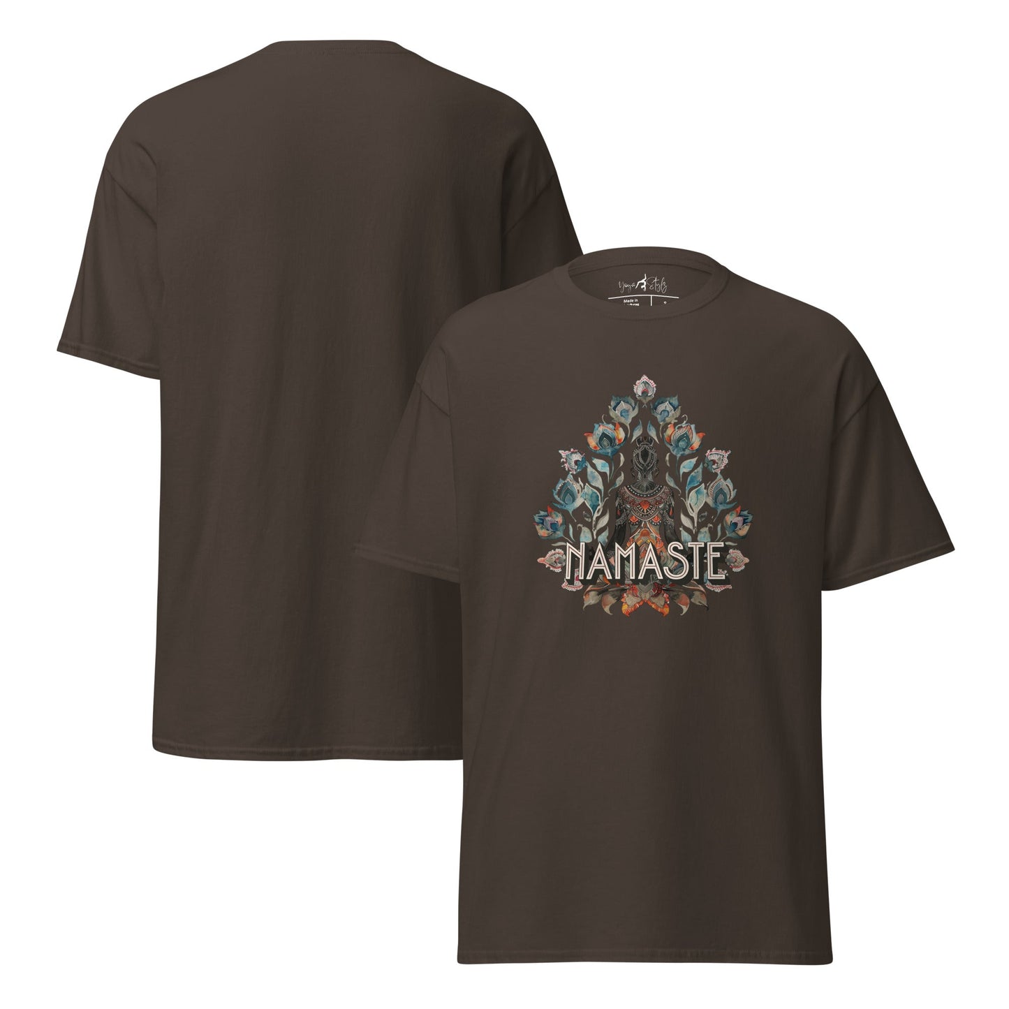 Namaste T-Shirt – Spirituelles Unisex Shirt – Yoga & Achtsamkeit – 100 % Baumwolle – Boho Design - YogaStylz