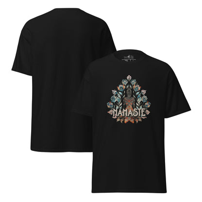 Namaste T-Shirt – Spirituelles Unisex Shirt – Yoga & Achtsamkeit – 100 % Baumwolle – Boho Design - YogaStylz