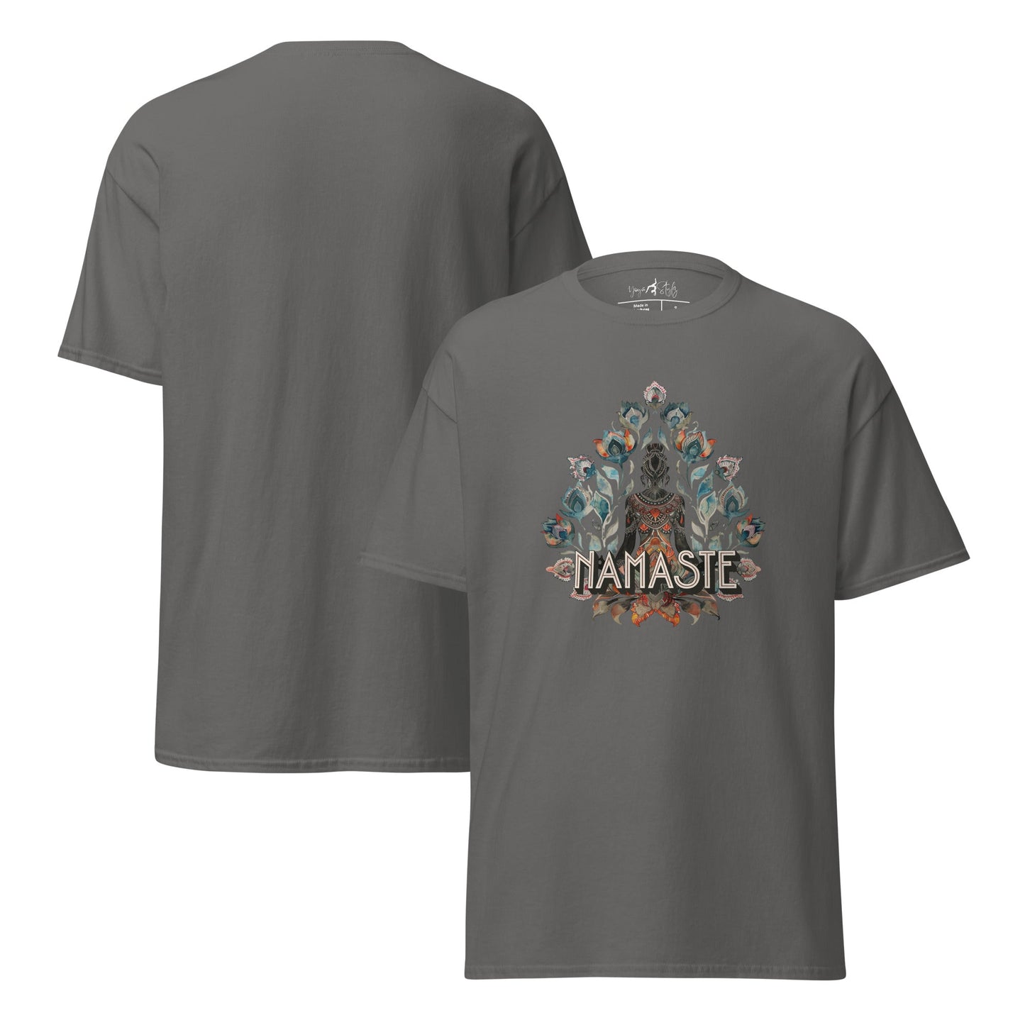 Namaste T-Shirt – Spirituelles Unisex Shirt – Yoga & Achtsamkeit – 100 % Baumwolle – Boho Design - YogaStylz