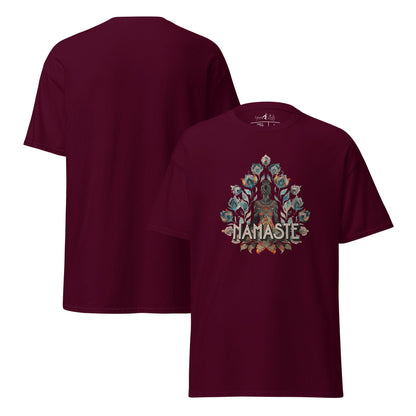 Namaste T-Shirt – Spirituelles Unisex Shirt – Yoga & Achtsamkeit – 100 % Baumwolle – Boho Design - YogaStylz