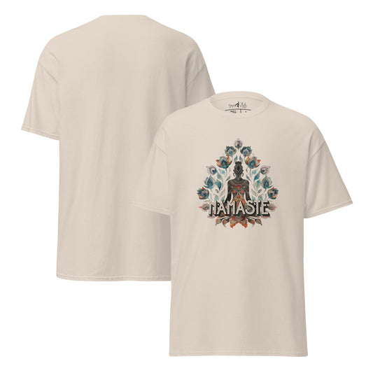 Namaste T-Shirt – Spirituelles Unisex Shirt – Yoga & Achtsamkeit – 100 % Baumwolle – Boho Design - YogaStylz