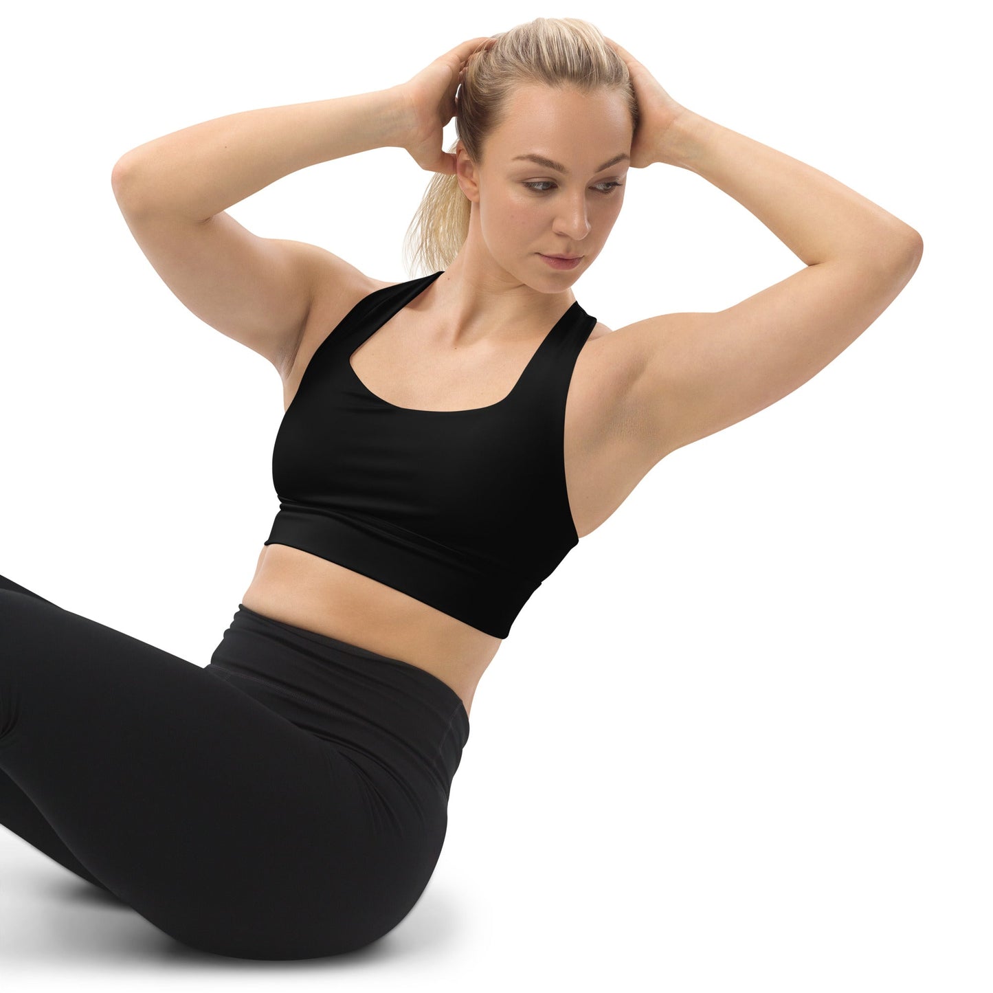 Recycelter Longline - Sport - BH im Breathe - Lotus Design - YogaStylz