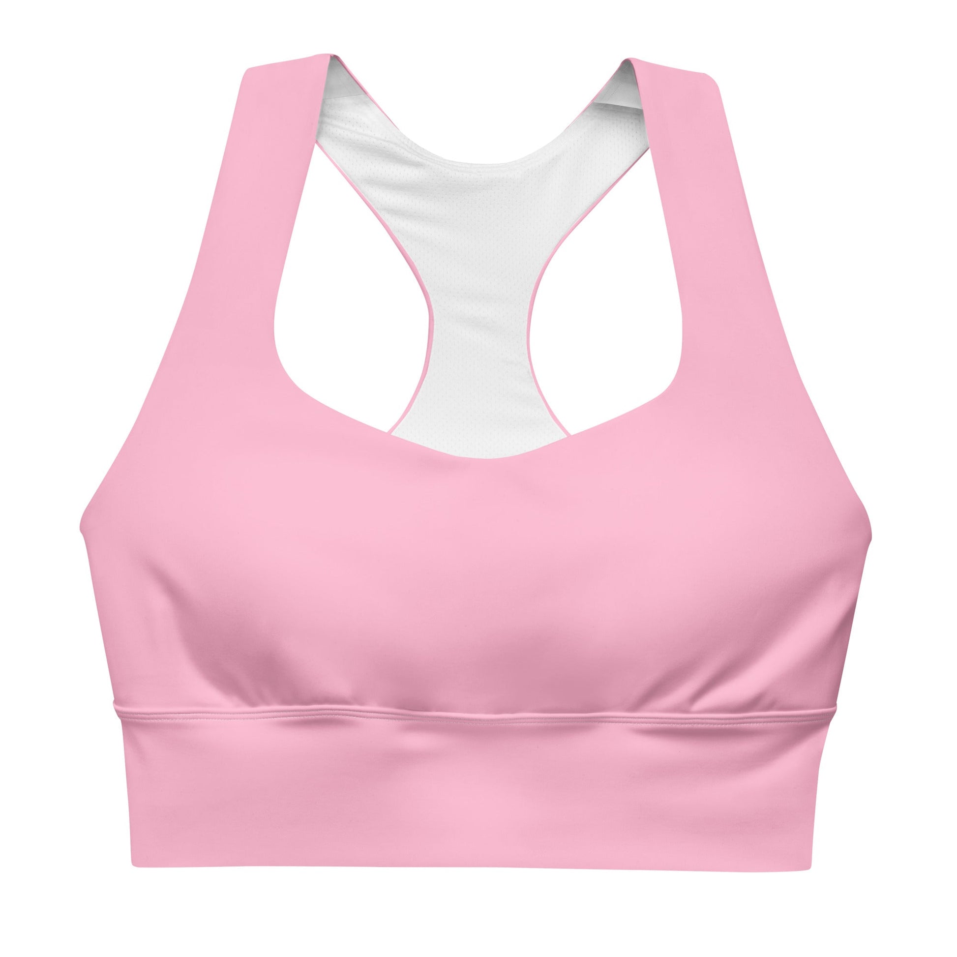 Recycelter Longline - Sport - BH in Cotton Candy - YogaStylz