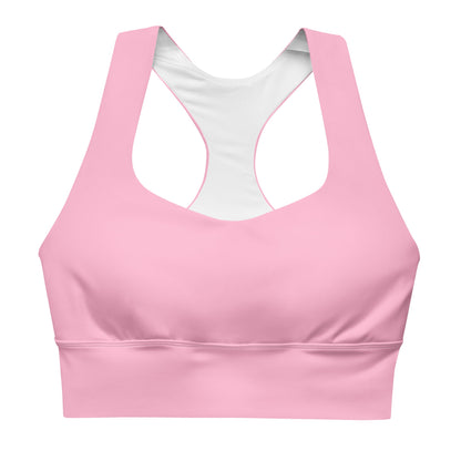 Recycelter Longline - Sport - BH in Cotton Candy - YogaStylz