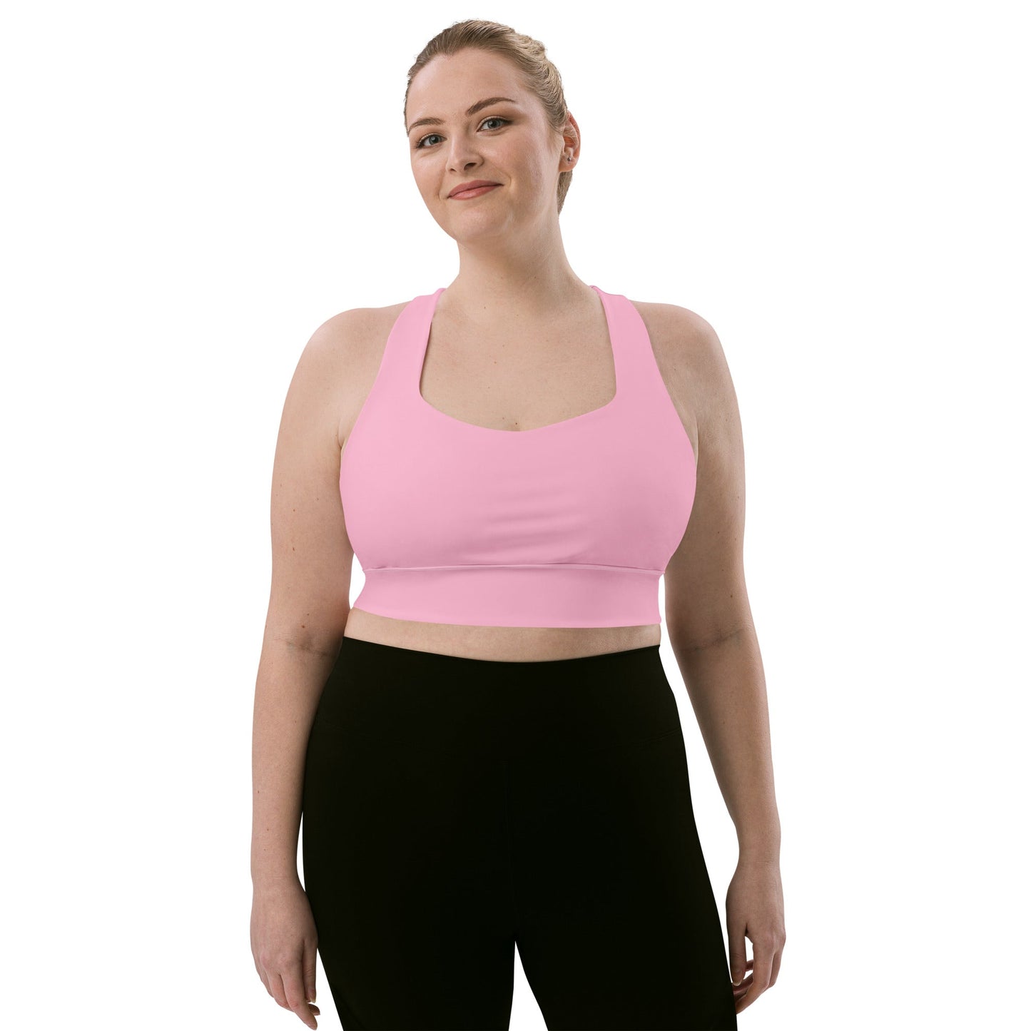 Recycelter Longline - Sport - BH in Cotton Candy - YogaStylz