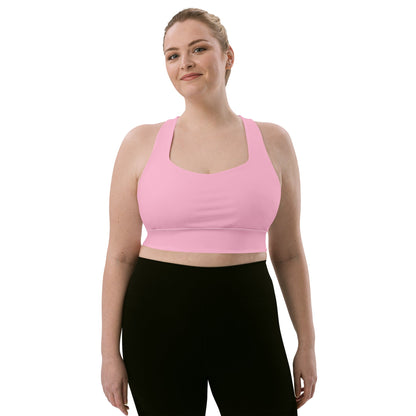 Recycelter Longline - Sport - BH in Cotton Candy - YogaStylz
