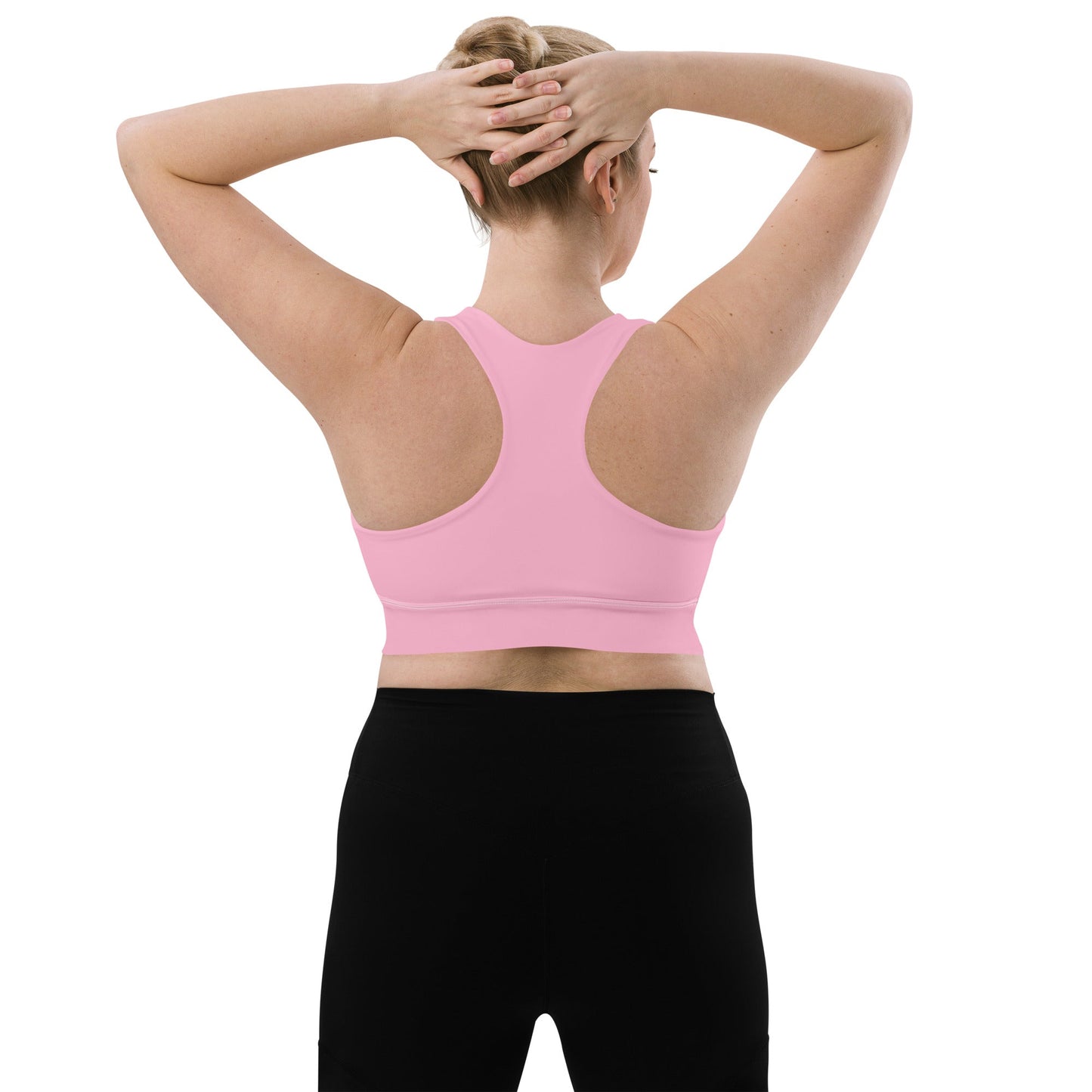 Recycelter Longline - Sport - BH in Cotton Candy - YogaStylz