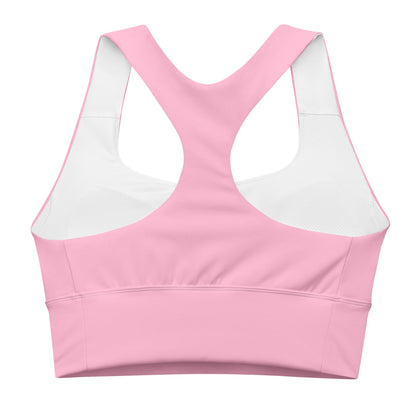 Recycelter Longline - Sport - BH in Cotton Candy - YogaStylz