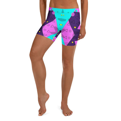 Sport - Shorts im Bunten Design - YogaStylz