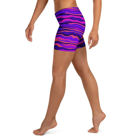 Sport - Shorts im Psychedelischen Design - YogaStylz