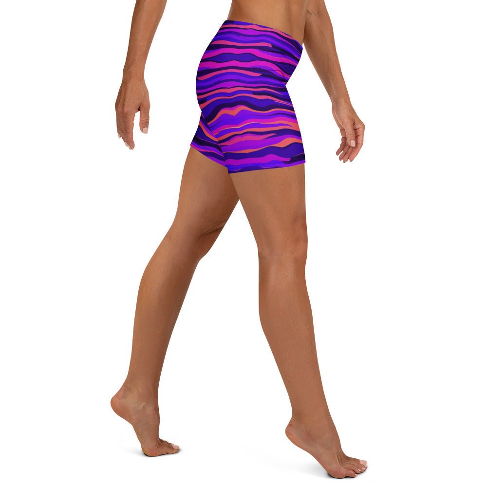 Sport - Shorts im Psychedelischen Design - YogaStylz