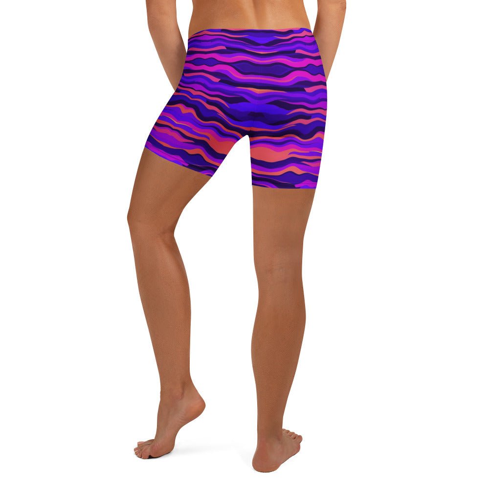 Sport - Shorts im Psychedelischen Design - YogaStylz
