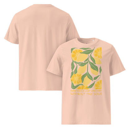 Sweetness Is Just Ordinary Without the Sour Shirt | Bio Baumwoll T-Shirt Lemon | Statement Shirt - YogaStylz
