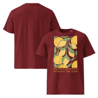 Sweetness Is Just Ordinary Without the Sour Shirt | Bio Baumwoll T-Shirt Lemon | Statement Shirt - YogaStylz