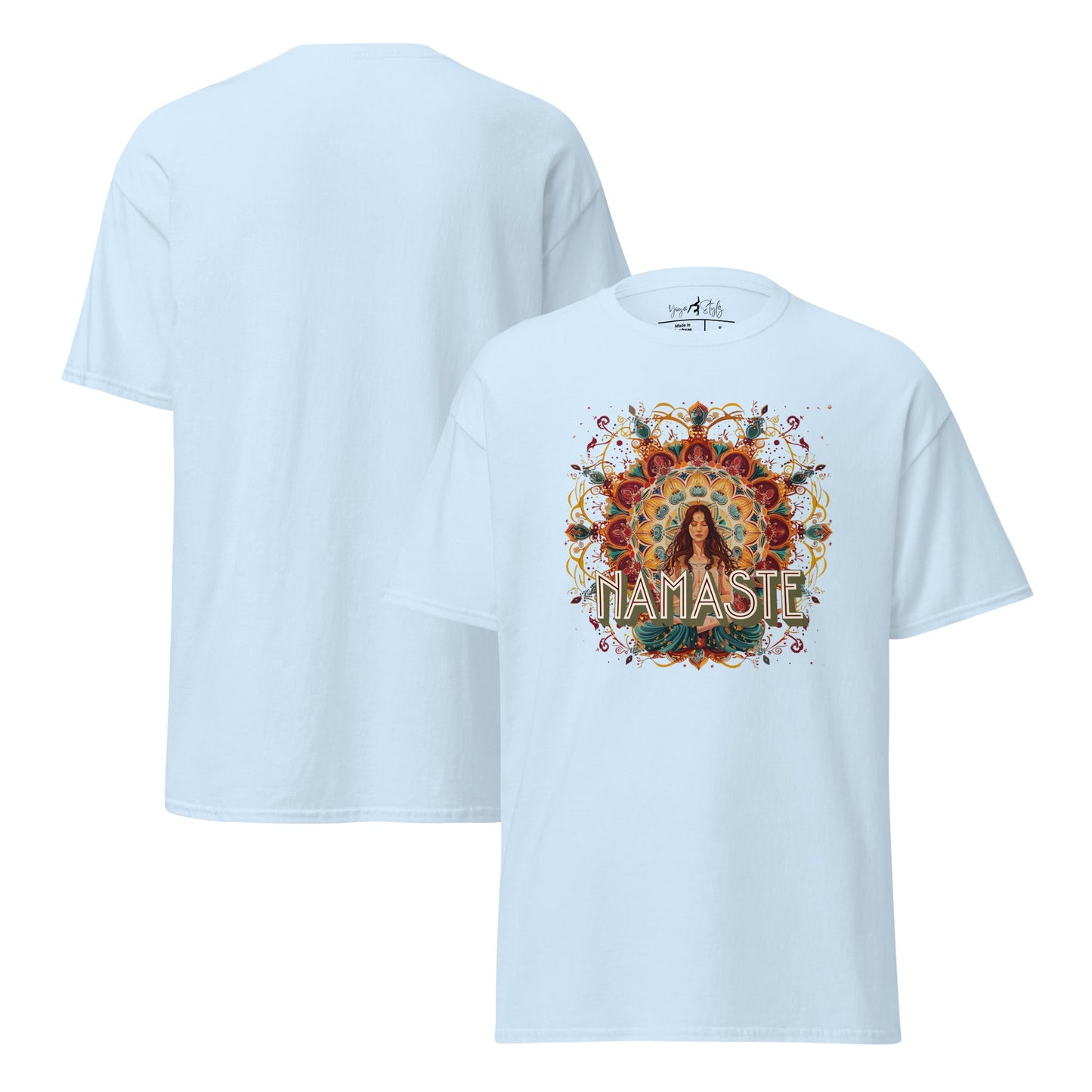 T-Shirt Achtsamkeit & Meditation – Spirituelles Unisex Shirt aus Baumwolle – Yoga & Mindful Design - Klassisches Unisex T-Shirt - YogaStylz
