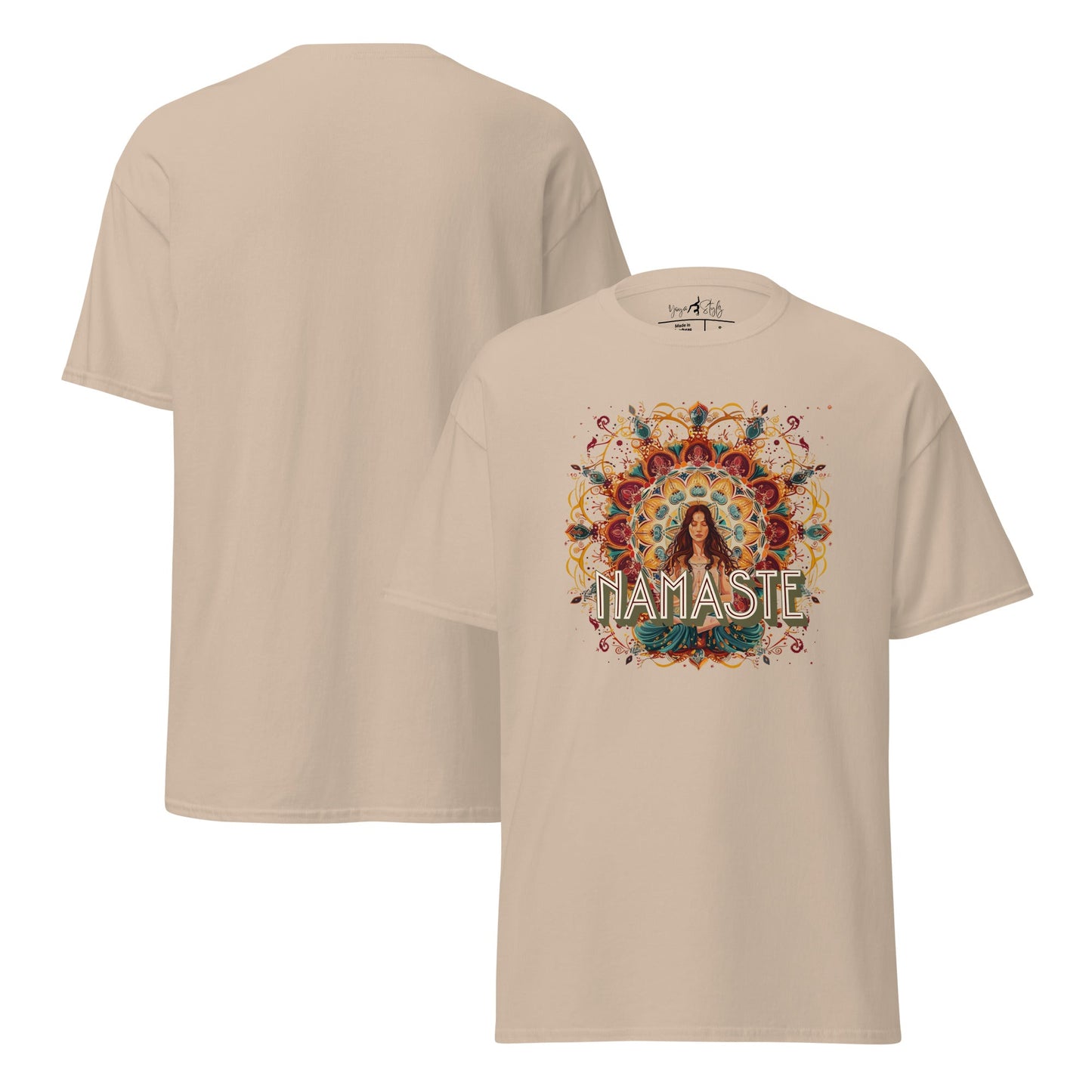 T-Shirt Achtsamkeit & Meditation – Spirituelles Unisex Shirt aus Baumwolle – Yoga & Mindful Design - Klassisches Unisex T-Shirt - YogaStylz