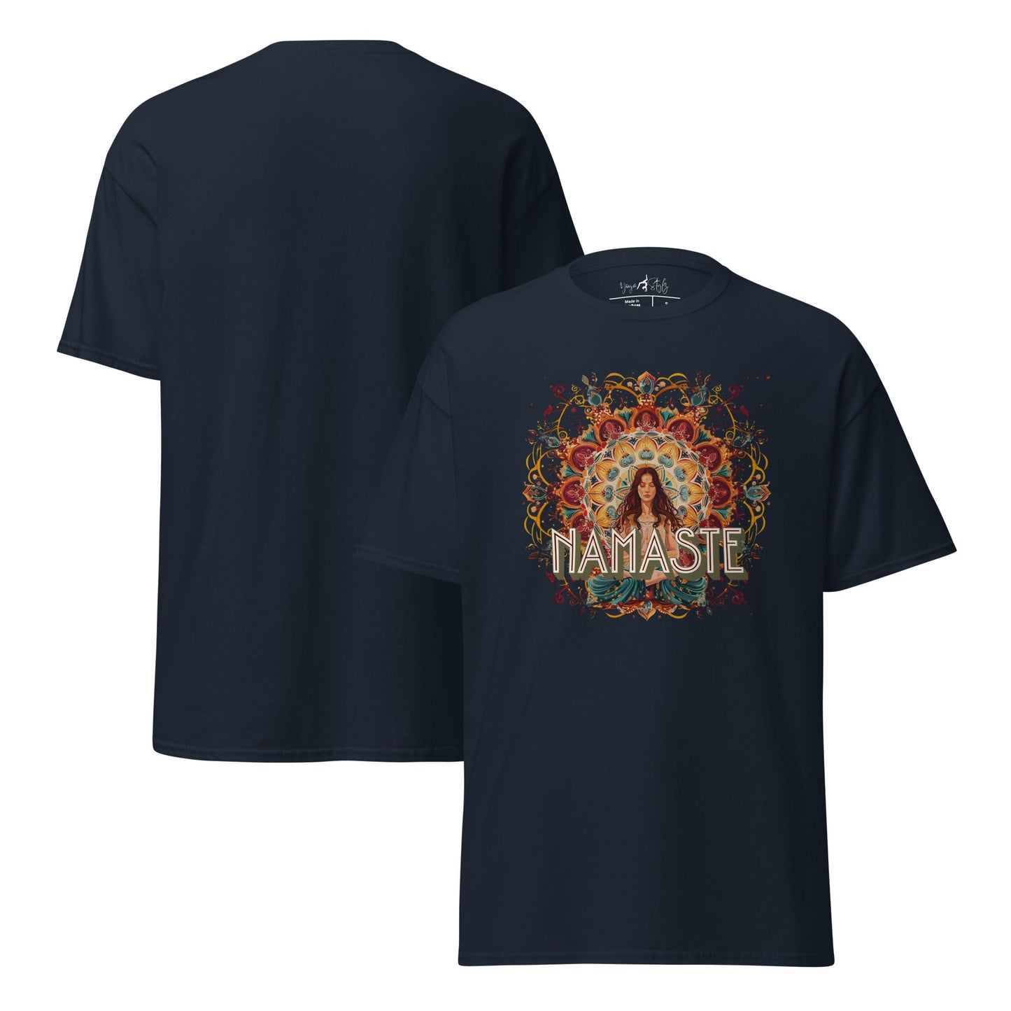 T-Shirt Achtsamkeit & Meditation – Spirituelles Unisex Shirt aus Baumwolle – Yoga & Mindful Design - Klassisches Unisex T-Shirt - YogaStylz