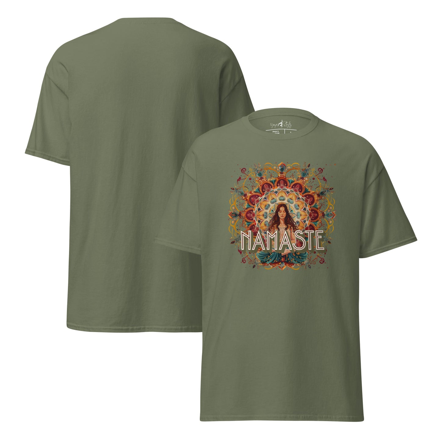 T-Shirt Achtsamkeit & Meditation – Spirituelles Unisex Shirt aus Baumwolle – Yoga & Mindful Design - Klassisches Unisex T-Shirt - YogaStylz