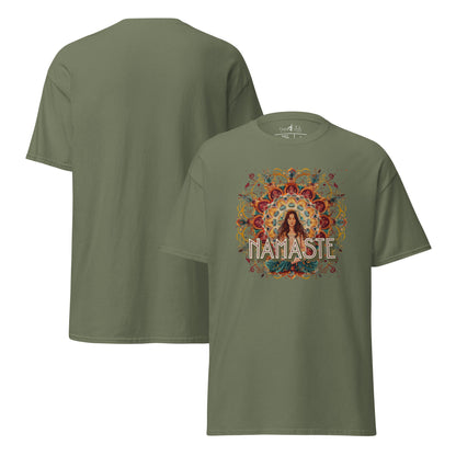 T-Shirt Achtsamkeit & Meditation – Spirituelles Unisex Shirt aus Baumwolle – Yoga & Mindful Design - Klassisches Unisex T-Shirt - YogaStylz