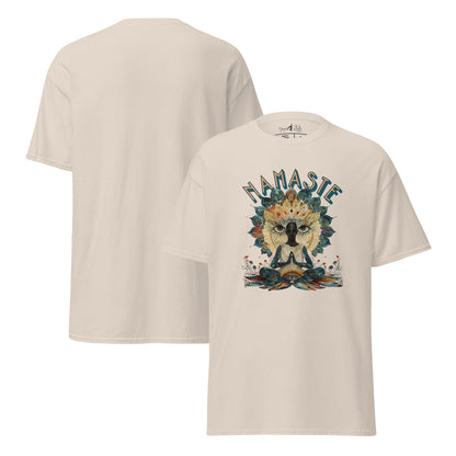 T-Shirt Namaste Boho Yoga – Spirituelles Unisex Shirt – Achtsamkeit & Baumwolle – Yoga Geschenk - Klassisches Unisex T-Shirt - YogaStylz