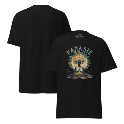 T-Shirt Namaste Boho Yoga – Spirituelles Unisex Shirt – Achtsamkeit & Baumwolle – Yoga Geschenk - Klassisches Unisex T-Shirt - YogaStylz