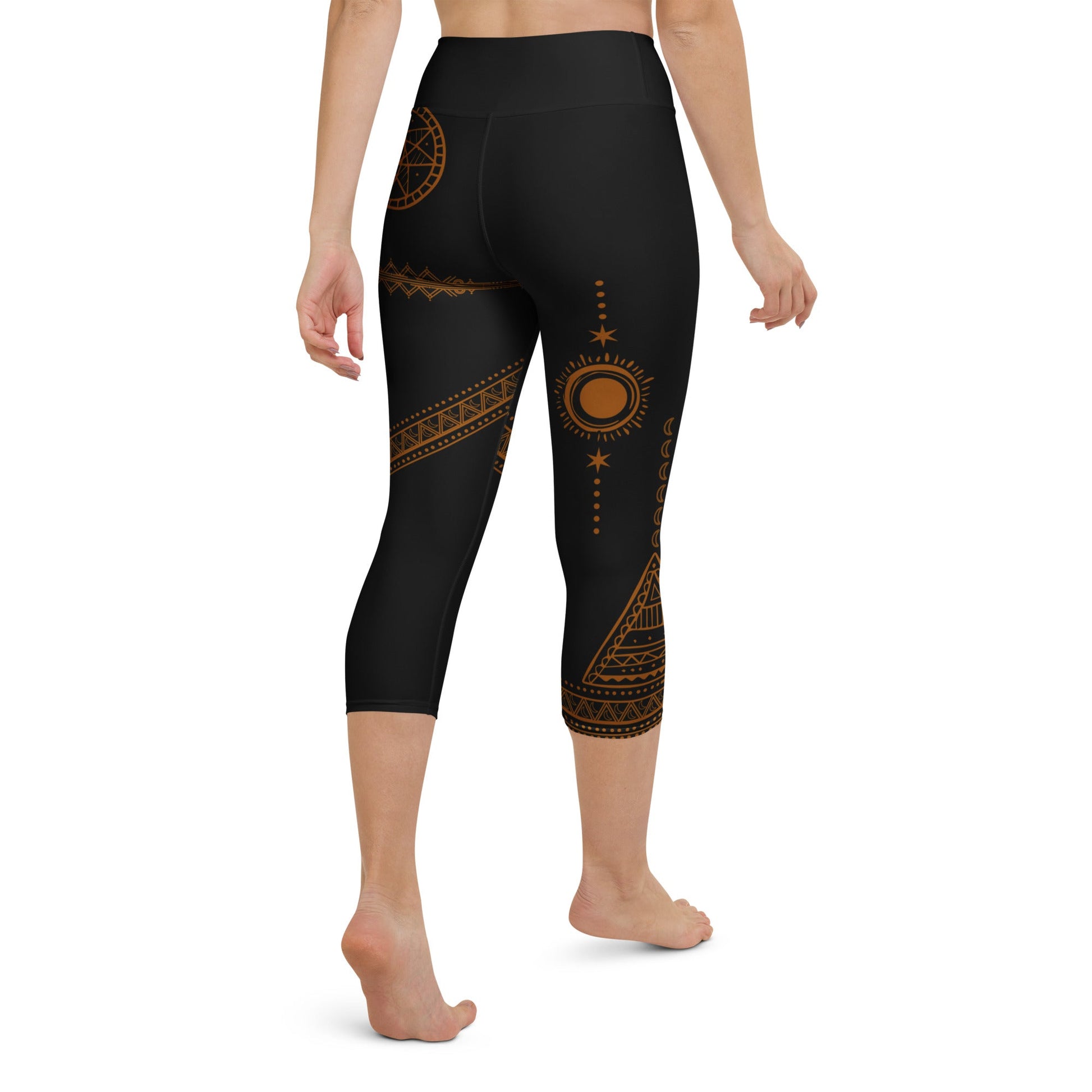 Tribal Sun Capri - Leggings – Energie & Stil in perfekter Balance - YogaStylz