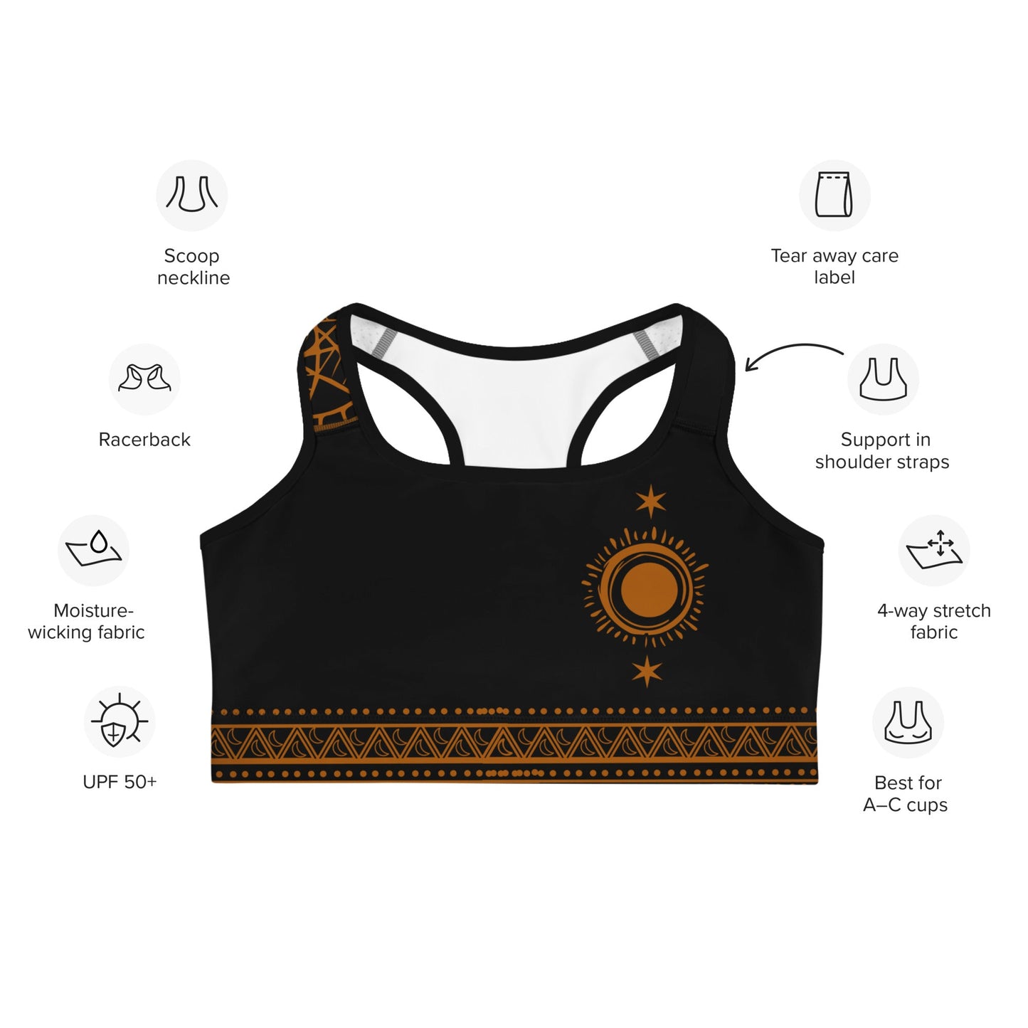 Tribal Sun Sport - BH – Energie & Komfort im Flow - YogaStylz