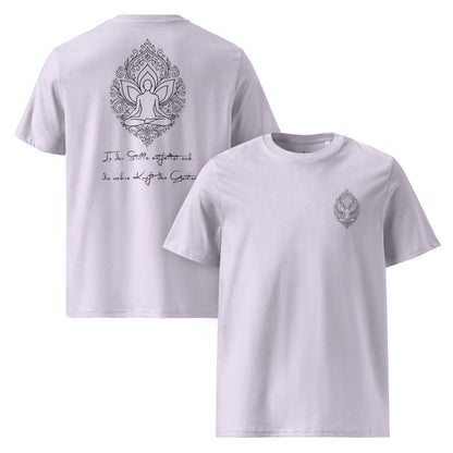Unisex - Bio - Baumwoll - T-Shirt Lotus - Zen - YogaStylz