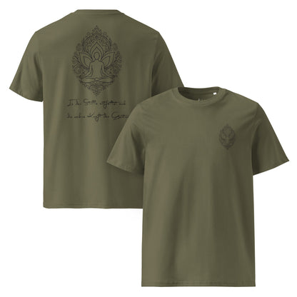 Unisex - Bio - Baumwoll - T-Shirt Lotus - Zen - YogaStylz