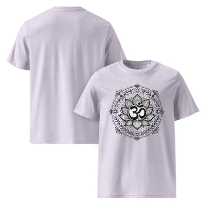 Unisex - Bio - Baumwoll - T-Shirt Om Lotus T-Shirt – Achtsamkeit zum Anziehen - YogaStylz