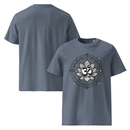 Unisex - Bio - Baumwoll - T-Shirt Om Lotus T-Shirt – Achtsamkeit zum Anziehen - YogaStylz