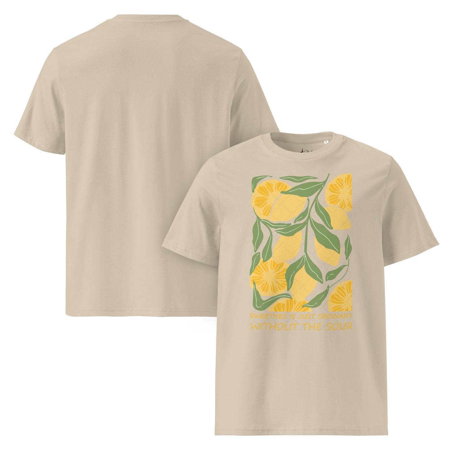 Unisex - Bio - Baumwoll - T-Shirt Süße ist nichts Besonderes – ohne das Saure! - YogaStylz