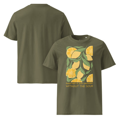 Unisex - Bio - Baumwoll - T-Shirt Süße ist nichts Besonderes – ohne das Saure! - YogaStylz