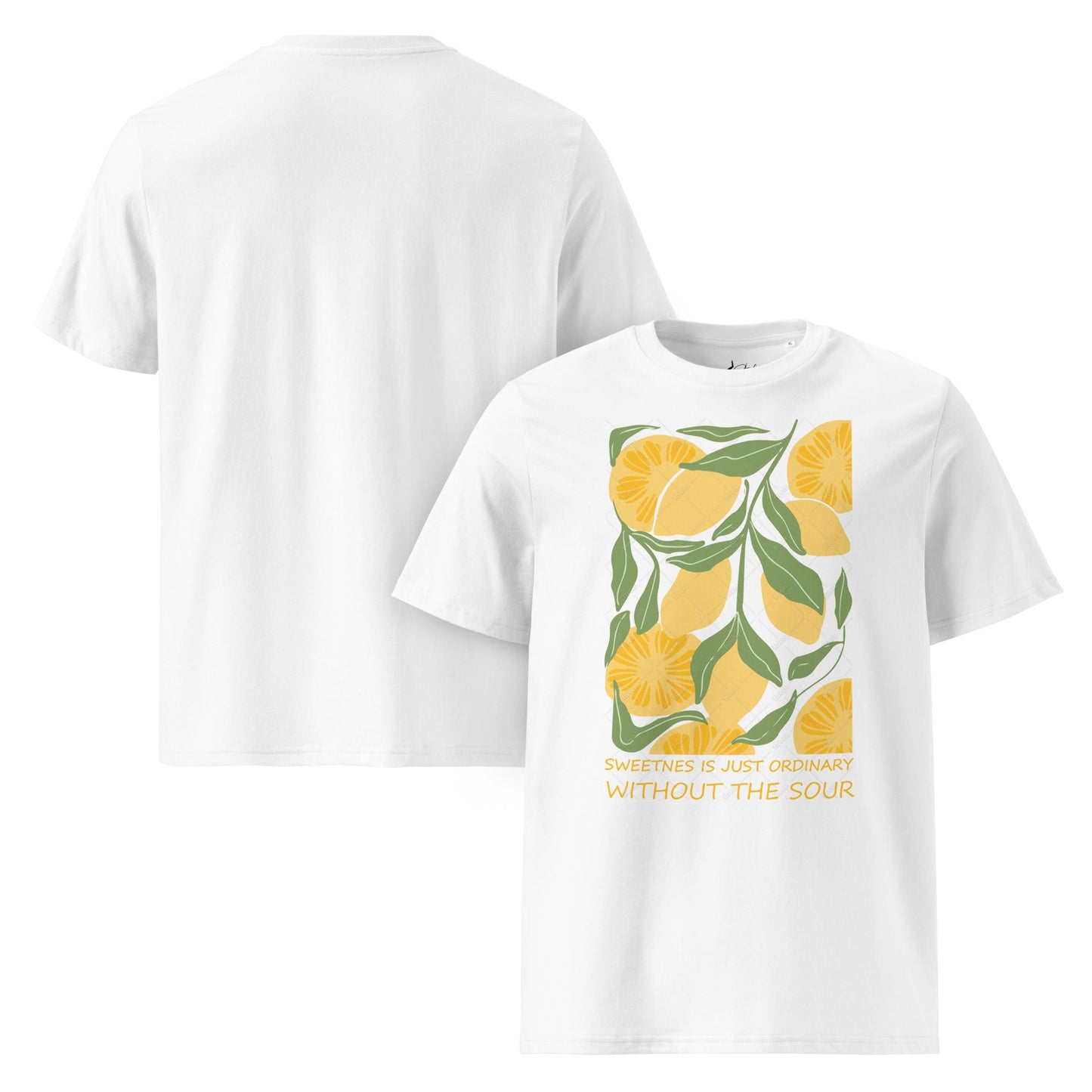 Unisex - Bio - Baumwoll - T-Shirt Süße ist nichts Besonderes – ohne das Saure! - YogaStylz